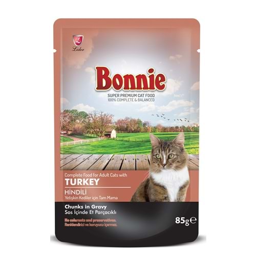 BONNIE KONSERVE POUCH HİNDİ 85 GR