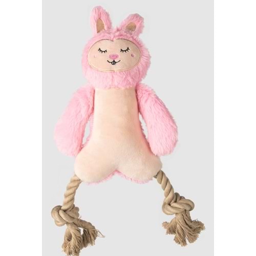 Halat Bacaklı Peluş Tavşan 34*20*3.5 Cm