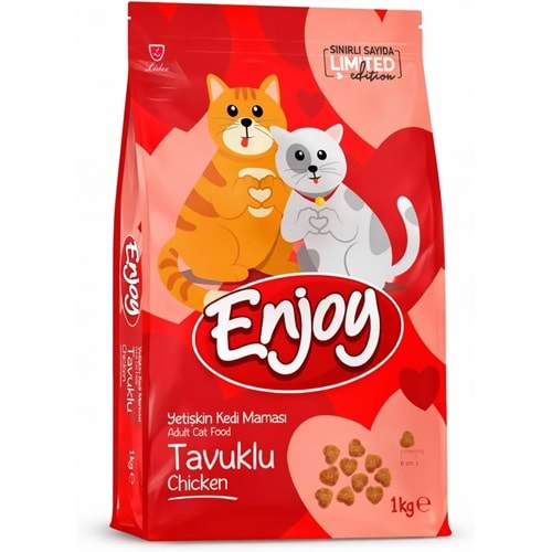 ENJOY TAVUKLU YETİŞKİN KEDİ MAMASI 1 KG enj-14s