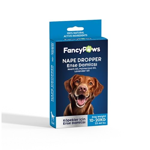 Fancy Paws Köpek Ense Damlası 10-20 Kg 3x3ml