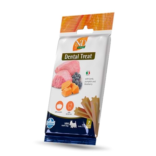 KND0006011 TREAT ND PUMPKIN DOG LAMB BLUEB ADULT MINI 60 GR