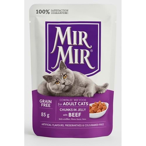 MIRMIR DANA ETLİ POUCH YETİŞKİN KEDİ 85gr