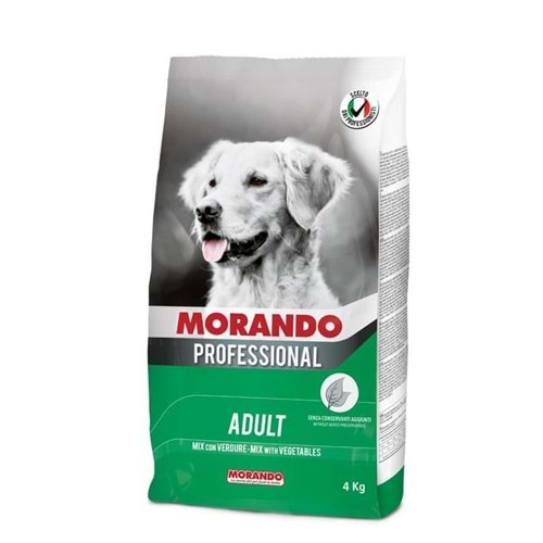 Morando Sebze Karışımlı Yetişkin Köpek Maması 4kg