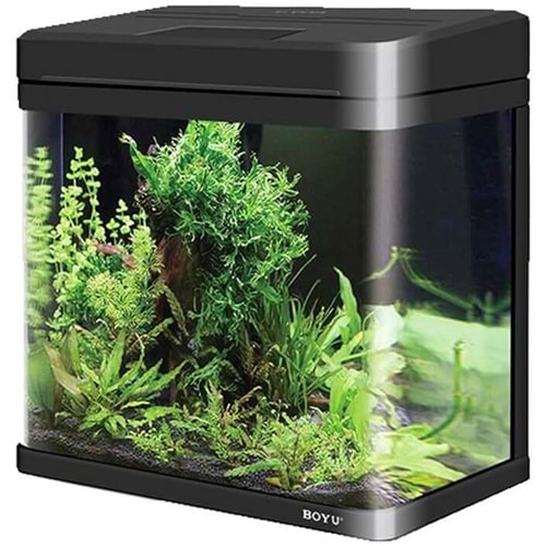 MS-520M BOYU AKVARYUM BLACK 45L (48X25X49CM)