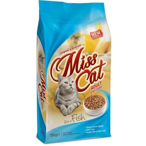 MİSSCAT SOMON BALIKLI KEDİ MAMASI 15KG