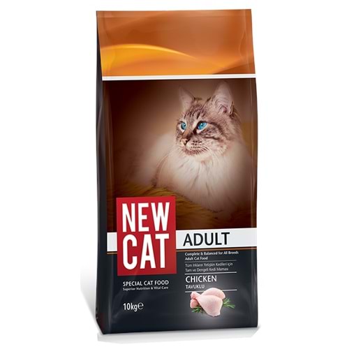 NEW CAT TAVUKLU YETİŞKİN KEDİ MAMASI 15 KG