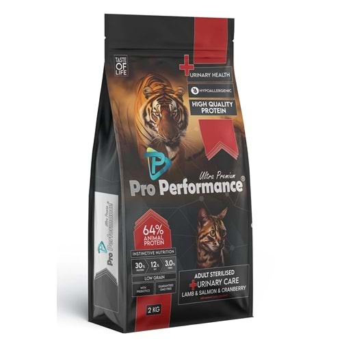 Pro Performance Adlt Cat Sterilised Lamb & Shrimps & Salmon & Cranberry 2 Kg