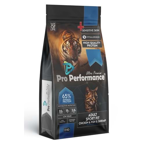 Pro Performance Adlt Cat Sport Fit Chicken & Salmon & Shrimps & Cranberry 2 Kg