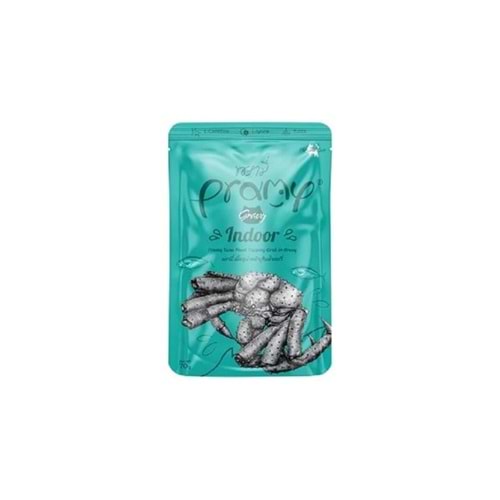 PRAMY SOS İÇİNDE YENGEÇ ÇUBUKLU VE TON BALIKLI YETİŞKİN KEDİ MAMASI 70G