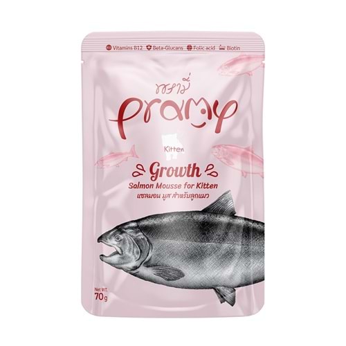 PRAMY YAVRU KEDİLER İÇİN SOMONLU MOUSSE 70G