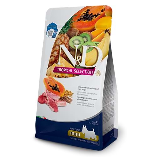 N&D DOG TROPICAL SELECTION LAMB ADULT MINI 1,5KG