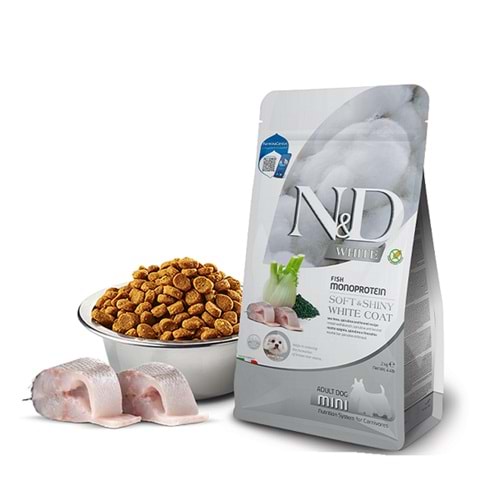 WHITE DOG SEA BASS,SPIRULINA & FENNEL ADULT MINI