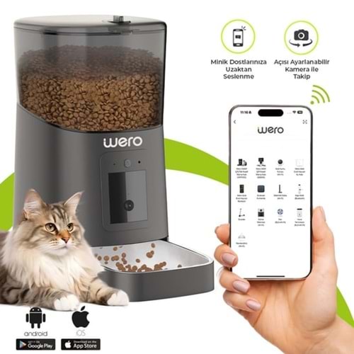 Wero WPF001 WiFi Mama Kabı Pro (Paslanmaz Çelik Kaseli)(1080P kameralı)