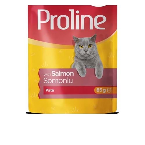 PROLINE POUCH PATE SOMONLU YETİŞKİN KEDİ MAMASI 85 G