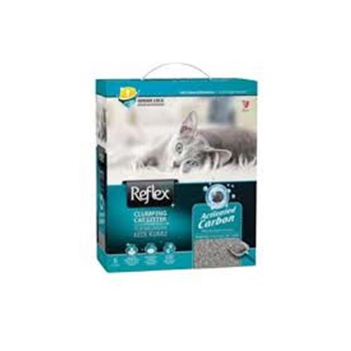 REFLEX AKTİF KARBON FORMÜLLÜ BENTONİT KEDİ KUMU 6 L