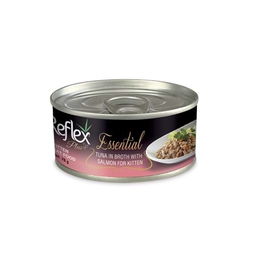 REFLEX PLUS ESSENTIAL YAVRU KEDİ TON BALIK&SOMONLU 70 GR