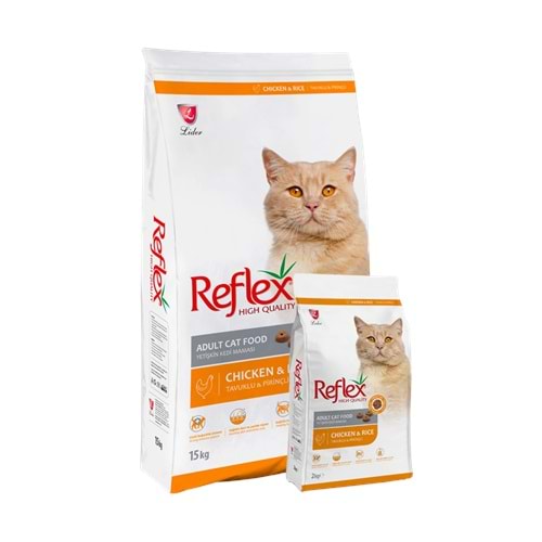 Reflex Tavuklu Ve Pirinçli Yetişkin Kedi Maması 15 kg