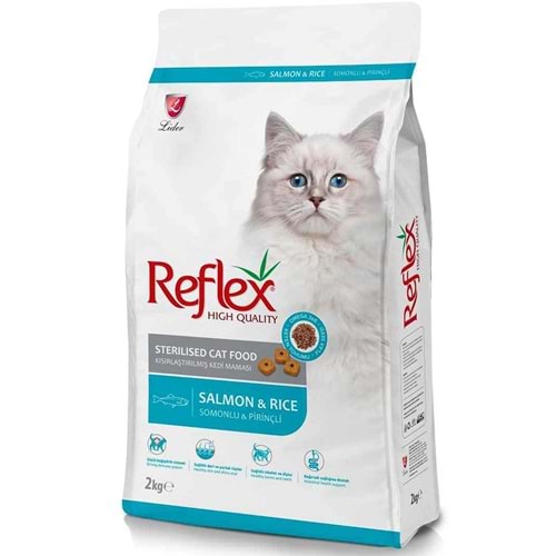 REFLEX SOMONLU VE PİRİNÇLİ KISIRLAŞTIRILMIŞ YETİŞKİN KEDİ MAMASI 15 KG
