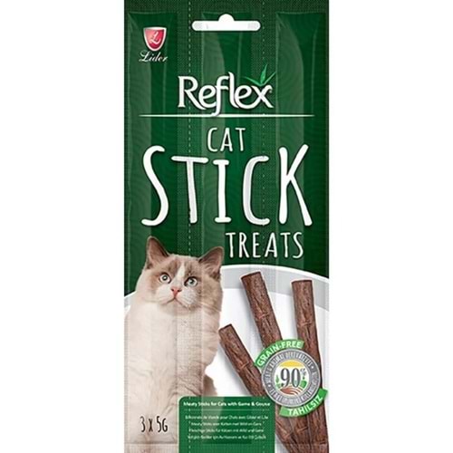 REFLEX PLUS KEDİ ÖDÜL STICKS AV HAYVANLI& KAZ 3*5 GR