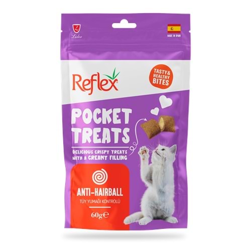Pocket Treats / Tüy Yumağı Kontrolü İçin Kedi Ödül Maması 60 GR