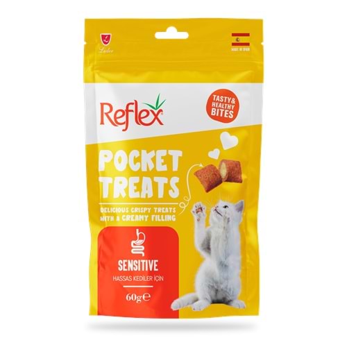 Pocket Treats / Hassas Kediler İçin Kedi Ödül Maması 60 GR