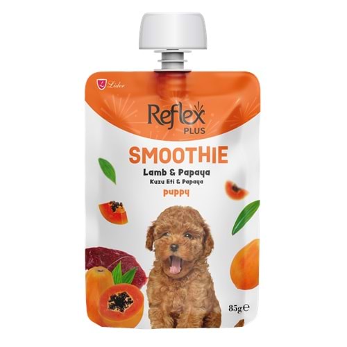 REFLEX PLUS SMOOTHİE KUZU ETLİ VE PAPAYALI YAVRU KÖPEK SIVI ÖDÜLÜ 85 G