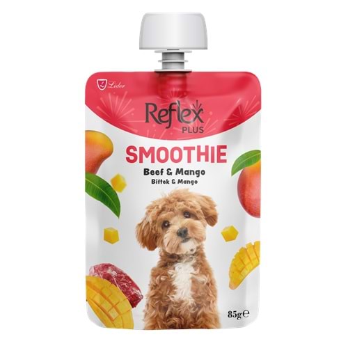 REFLEX PLUS SMOOTHİE BİFTEKLİ VE MANGOLU KÖPEK SIVI ÖDÜLÜ 85 G