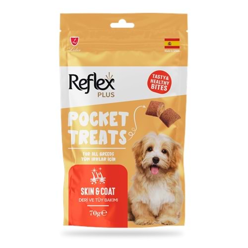 REFLEX POCKET TREATS EKLEM SAĞLIĞI İÇİN KÖPEK ÖDÜL MAMASI 70 G