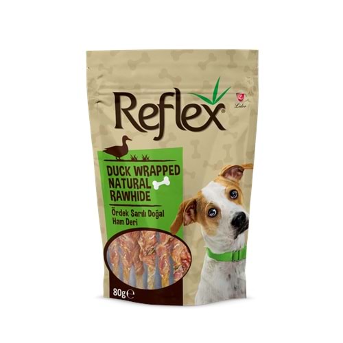 REFLEX ÖRDEK ETLİ NATURAL KEMİK 80 GR.