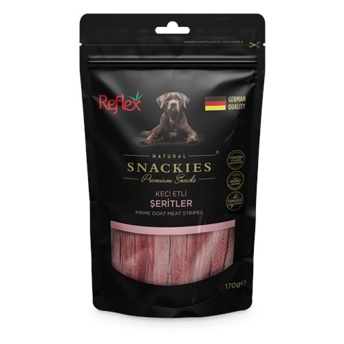 REFLEX SNACKIES KEÇİ ETLİ ŞERİTLER 170 G