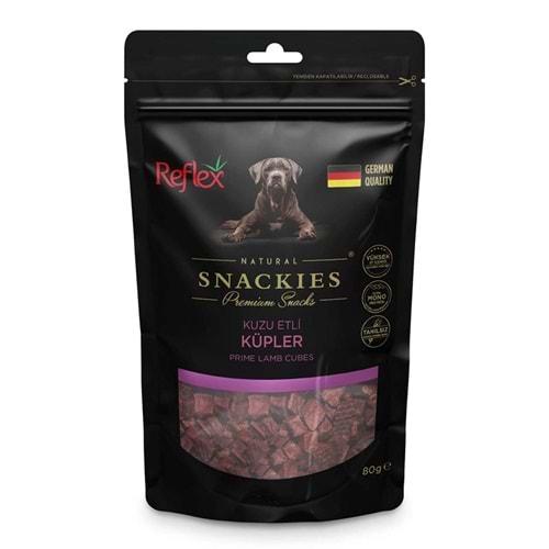 REFLEX SNACKIES KUZU ETLİ KÜPLER 80 G