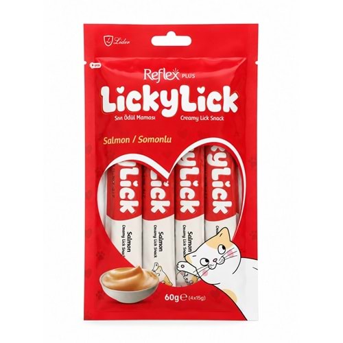 REFLEX PLUS LICKYLICK SOMONLU SIVI ÖDÜL MAMASI 4 ADET