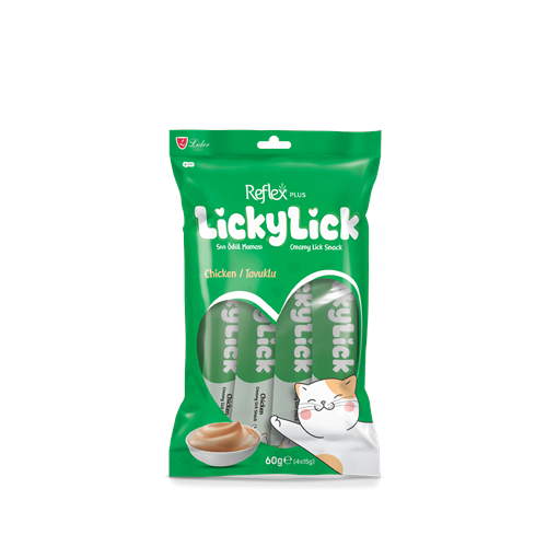 REFLEX PLUS LICKYLICK TAVUKLU SIVI ÖDÜL MAMASI 4 ADET