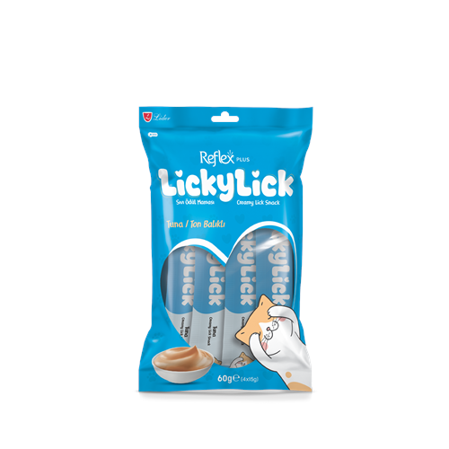REFLEX PLUS LICKYLICK TON BALIKLI SIVI ÖDÜL MAMASI 4 ADET
