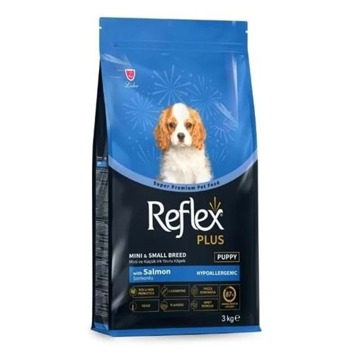 REFLEX PLUS SKİN&COAT SOMONLU MİNİ VE KÜÇÜK IRK YETİŞKİN KÖPEK MAMASI 3 KG
