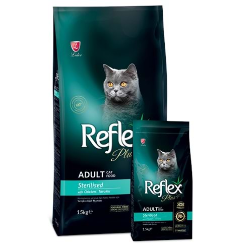 Reflex Plus Tavuklu Kısırlaştırılmış Yetişkin Kedi Maması 1,5 Kg