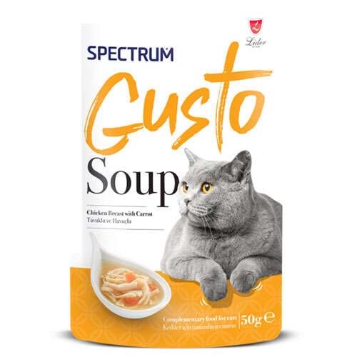 SPECTRUM GUSTO TAVUKLU VE HAVUÇLU KEDİ ÇORBA 50GR