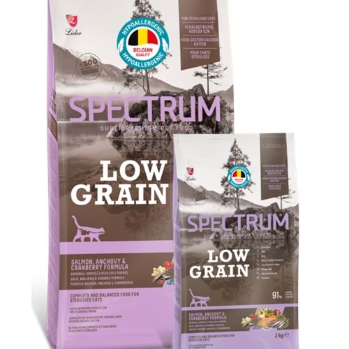 KISIRLAŞTIRILMIŞ YETİŞKİN KEDİLER İÇİNSOMONLU, HAMSİLİ & KIZILCIKLI FORMÜLLÜ 12+1 kg