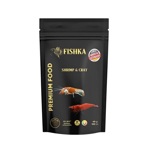 Fishka Shrimp Cray 100 ml Kerevit Karides Canlıları Yemi