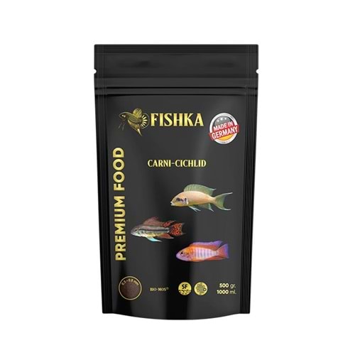 Fishka Carni Cichlid 1000 ml Çiklet Balık Yemi