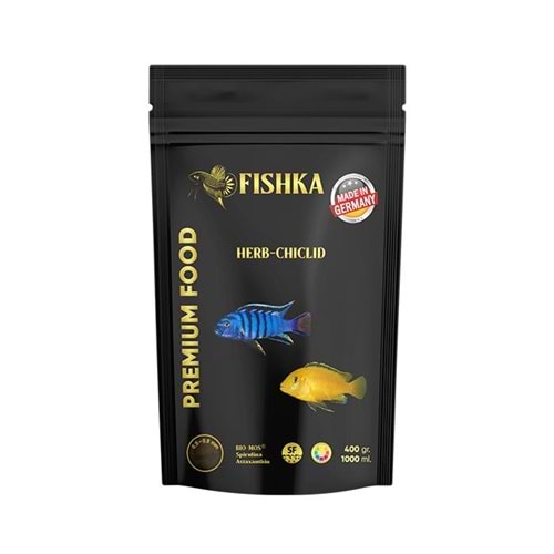 Fishka Herb-Cichlid 1000 ml Çiklet Balık Yemi