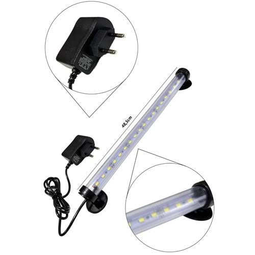ATLANTİK LED LAMBA - 50 CM BEYAZ