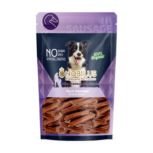 NOBİLUS ÖRDEK SOSİS Köpek Ödülü 80Gr