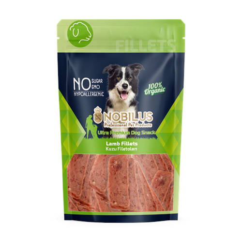 NOBİLUS YUMUŞAK KUZU FİLETO Köpek Ödülü 80Gr