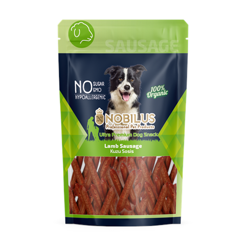 NOBİLUS KUZU SOSİS Köpek Ödülü 80Gr