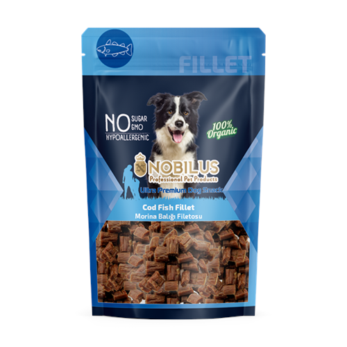 NOBİLUS MORİNA BALIĞI FİLETO Köpek Ödülü 80Gr
