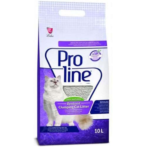 PROLİNE BENTONİT KEDİ KUMU 10 L (LAVANTA) KOKULU