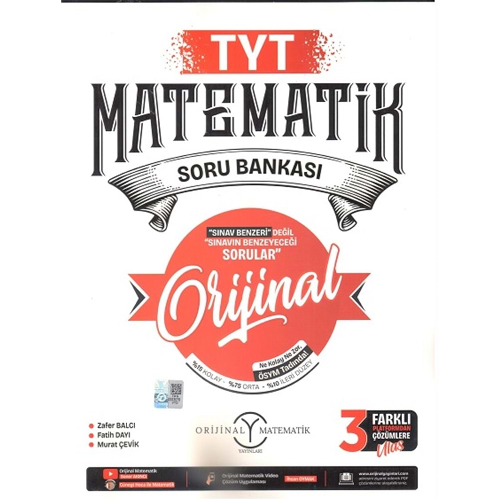 ORİJİNAL TYT MATEMATİK SORU BANKASI-2025