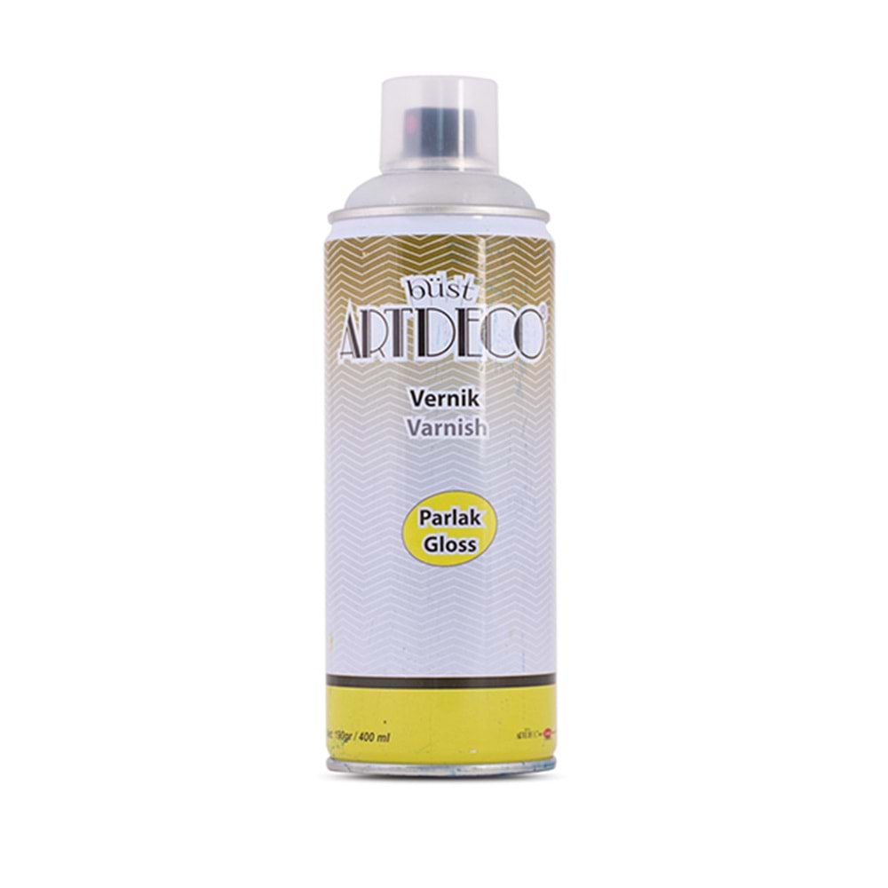 ARTDECO SPREY BOYA VERNİK PARLAK 400 ML-LV-Y-470-01