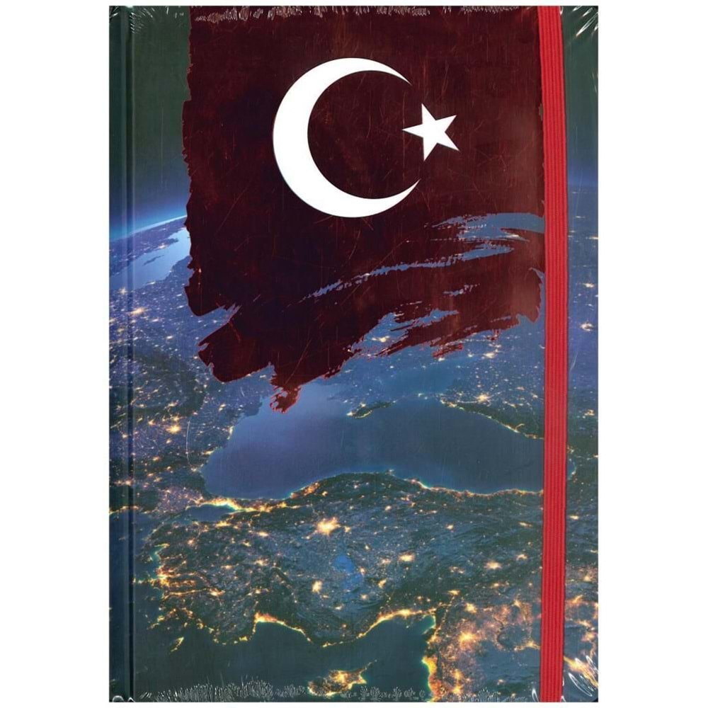 KESKİN 17*24 96 YAPRAK ÇİZGİLİ LASTİKLİ BAYRAK DEFTER-415611-99